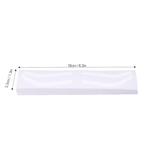 100 Sheet Disposable Eyebrow Stencil Stickers - Adhesive Shaping Tape