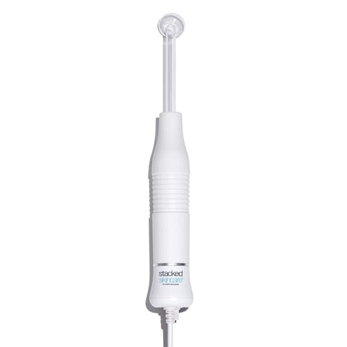 StackedSkincare High Frequency Facial Wand with Glass Electrodes