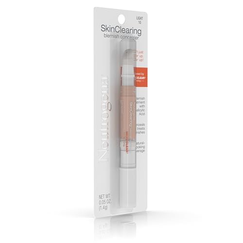 Neutrogena SkinClearing Blemish Concealer Light 10, 0.05 oz - Acne Treatment Makeup