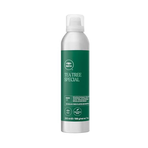 Tea Tree Shave Gel, Refreshing Foaming Gel, For All Skin Types, 7 oz.