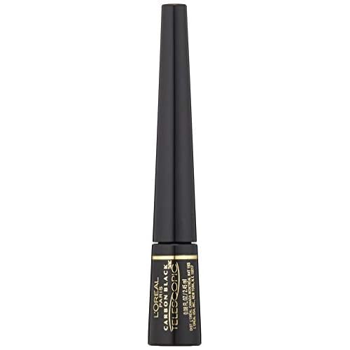L'Oreal Paris Telescopic Precision Liquid Eyeliner, Carbon Black, 0.08 Oz