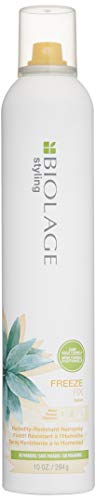 Biolage Styling Freeze Fix Hair Spray | Anti-Humidity Hairspray Lifts & Locks Hair All Day | Firm Hold | For All Hair Types | Paraben-Free | Vegan |10 Oz