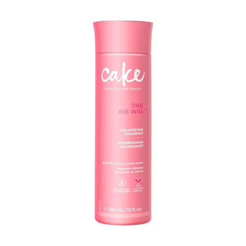 Cake Beauty Shampoo, The Big Wig ? Weightless Cleansing and Nourishing ? With Aloe Vera Rice & Soy Protein ? For All Hair Types ? 10 Fl Oz / 295 ml