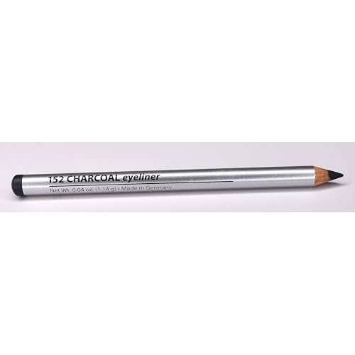 Charcoal Dark Matte Grey Gray Sexy Smoke Wooden Eyeliner Pencil, HD Professional Eye Liner Smudge Proof Highly Pigmented No Animal Testing & Cruelty Free