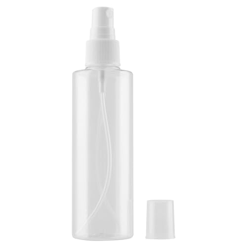 SINJEUN 50 Pack Clear Plastic Spray Bottles with Caps, 4 oz Spray Bottles Mist Sprayer, Refillable Empty Fine Mist Spray Bottle Mini Travel Size Spray Bottles, Leak Proof and BPA-Free
