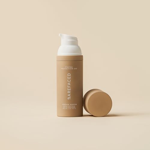 Barefaced Tinted Protection SPF 50+ ? Broad-Spectrum Sunscreen with Zinc Oxide, Niacinamide & Hyaluronic Acid ? Oil-Free UV Protection, Hydration & Anti-Aging with Universal Tint (60ml)