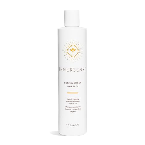 INNERSENSE Organic Pure Harmony Hairbath Shampoo - 10oz, Gentle, Nourishing, For All Hair Types