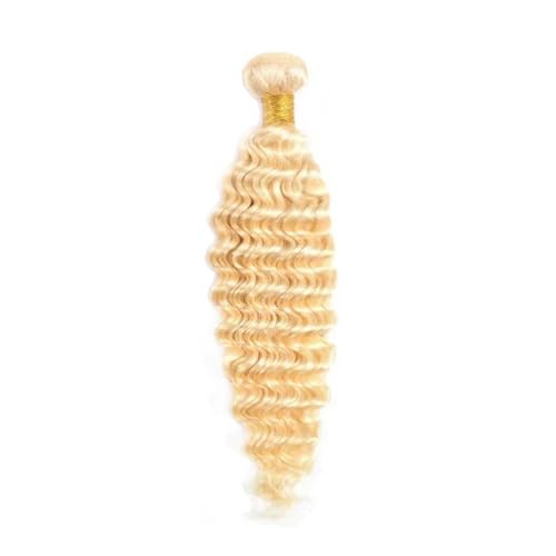613 Blonde Human Hair Bundle 22" Deep Wave 50g