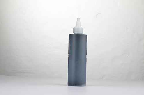 CNC 8oz Black Tattoo Ink Set 240ml Pure Black Vegan-Friendly Pigment Professional Tattoo Supplies for Lining, Shading, Blending Premium Skin-Safe Inks TI6003-240-001