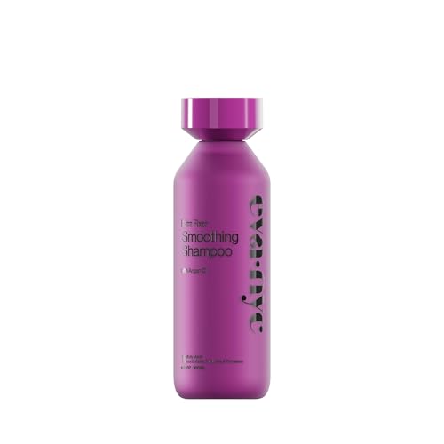 Eva NYC Anti-Frizz Shampoo with Argan Oil + Sunflower Seed Oil - Soft, Manageable, Shiny + Nourished Hair - For Frizzy, Medium to Thick Hair Types - Warm Vanilla Scent - 10 fl oz