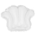 Comfort Axis White Vinyl Shell-Shaped Spa Bath Pillow - Pack of 1