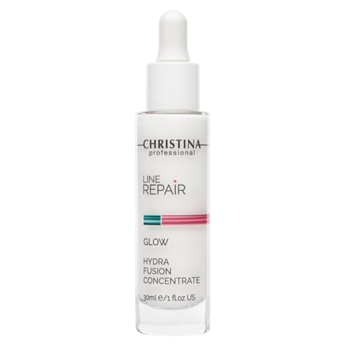 Christina Line Repair Glow Hydra Fusion Concentrate - Hydrating Face Serum with Hyaluronic Acid and Niacinamide - Deep Moisture for Dehydrated Dull Skin with Uneven Texture and Fatigue Signs - 30 ml