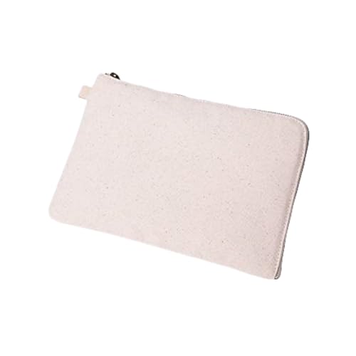 Zipper Pouch Storage Bag Simple and Stylish Women's Cosmetic and Travel Bag (Beige-improved-3)
