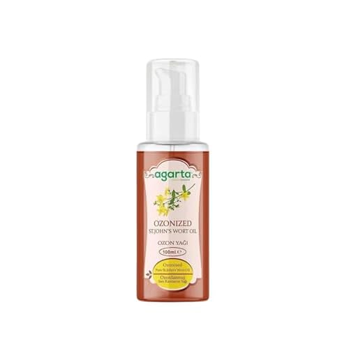 Ozonated St. John¡¯s Wort Oil ? Botanical Skin Care Oil for Daily Use, Vegan Clean Formula ? 3.38 fl oz