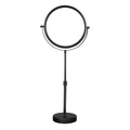Nicesail Higher Taller Tabletop Makeup Mirror of 8 Inch, 5X Magnified Makeup Mirror Countertop Standing, Height Adjustable, Double Sided Mirror in Matte Black (8 Inch, 5X)¡¦
