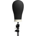 Diane Canvas Mannequin Head, 22 Inches, Black, D335