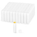 100 Pcs 5g Empty Lip Balm Containers Plastic Lipstick Tubes Refillable Lip Gloss Bottles for DIY Deodorant Balm Cosmetic - Wihte