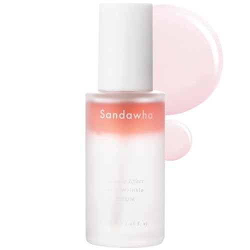 SKINCURE Sandawha Double Effect Anti-Wrinkle Serum with Camellia Extract - Korean Skincare Vegan Camellia Serum for Fine Line Smoothing, Hydration & Anti-Aging 1.76 fl.oz.