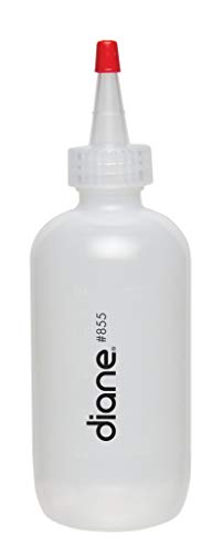 6 Ounce Clear Applicator Bottle - Refillable Dispensing Bottle with Cap