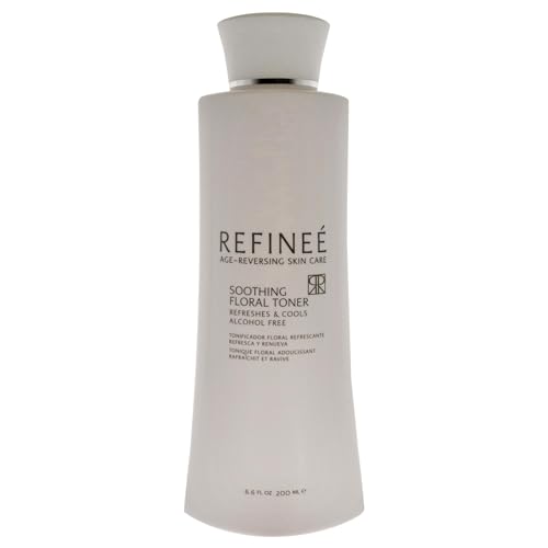 Refinee Soothing Alcohol-free Floral Face Toner with Hydrating and Firming Rose Water 6oz