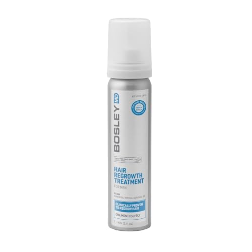 BosleyMD Extra Strength Minoxidil Foam for Hair Regrowth - 2 oz