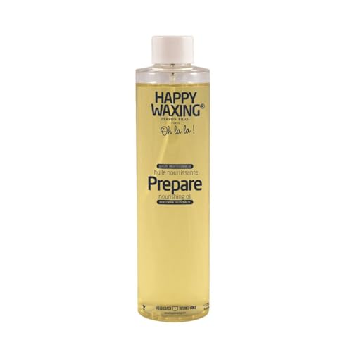 Prepare Nourishing Oil 8.45oz - Pre-Wax Safety Barrier & Post-Wax Residue Remover - Minimizes Pain & Protects Skin - Conditioning Jasmine Scented Oil for Hard Wax - Vegan & Paraben-Free