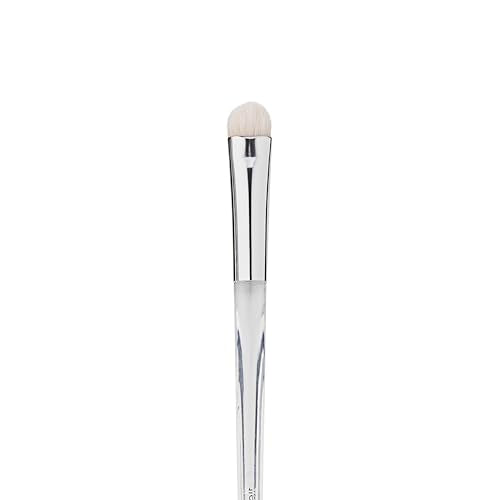 e.l.f. Precision Eyeshadow Brush, Medium-Sized, Tapered, Soft, Synthetic, Luxurious, Blends, Highlights, Contours, Shades, Applies Color, Easy To Clean