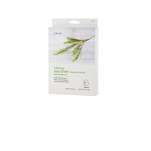 Cala Tea tree essence mask sheets 5 count, 5 Count