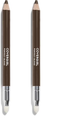 COVERGIRL Perfect Blend Eyeliner Pencil, Black Brown (Pack of 2)
