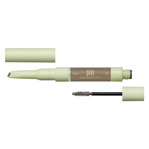 Pixi Brow Duo Natural Brown Waterproof Eyebrow Pencil & Gel Set