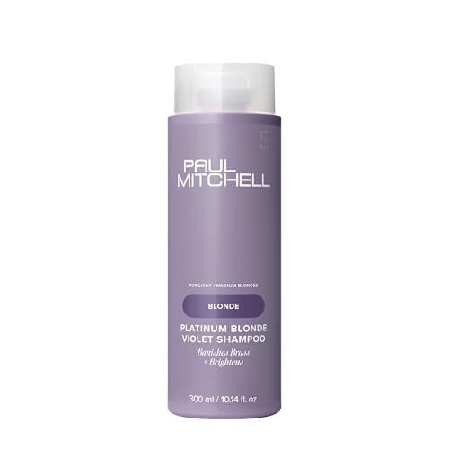 Paul Mitchell Platinum Blonde Violet Shampoo for Brightening & Brass Reduction 8.5oz