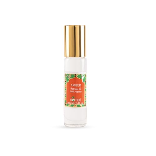 Amber Perfume Oil Roll-On – Alcohol Free, Vegan, 10ml