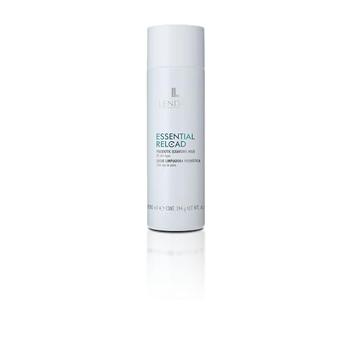Lendan - Prebiotic Facial Cleansing Milk - Essential Reload - 200 ml - All Skin Types - Removes Makeup and Impurities - Brightness and Hydration - Light Texture