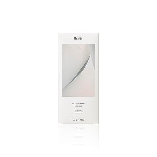 Huxley Secret of Sahara Sleep Mask, Hydrating Overnight Face Mask for Dry and Dull Skin, Korean Skincare with Cactus Extract and Cica, Barrier Support, Non-Sticky Gel-Cream, 5.29 oz