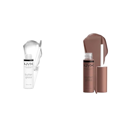 NYX Butter Gloss Lip Gloss Duo - Sugar Glass & Cinnamon Roll