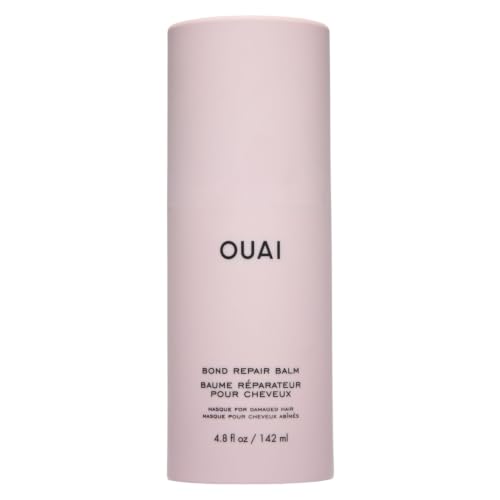 OUAI Bond Repair Balm 4.8 oz In-Shower Hair Mask for Damaged Hair, Vegan & Cruelty-Free