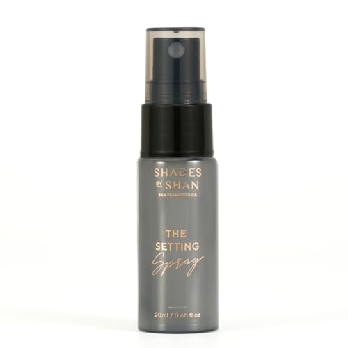 Shades by Shan Setting Spray, Alcohol-Free, Long-Wearing, Vegan, Soft-Focus Finish (Mini)