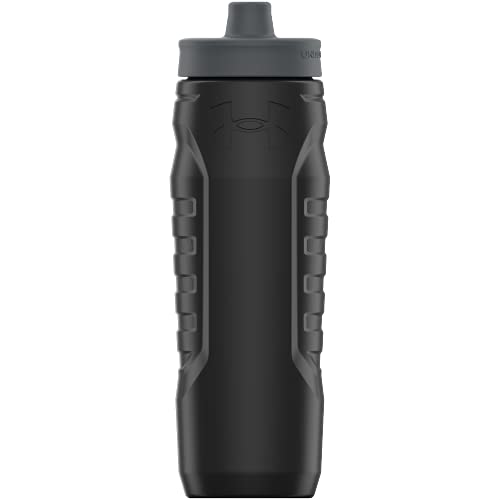 Under Armour Sideline Squeeze Water Bottle, Designed with Quick-Shot Lid, Quick & Easy Hydration, 32 oz