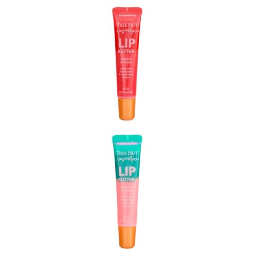 Tree Hut Sugar Lips Strawberry & Watermelon Lip Butter Bundle
