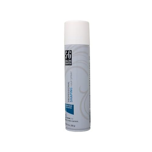 Salon Grafix Professional Shaping Hair Spray, Super Hold Unscented, 10 oz (Pack of 4)
