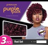 Outre Human Hair Blend Purple Pack 3PCS Salon Set ROD SET (1)