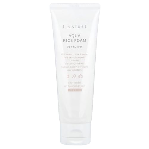Rice Foam Facial Cleanser 80ml | Gentle Vegan Korean Face Wash