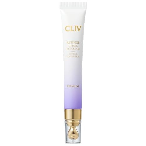 CLIV Retinol Lifting Eye Cream, Nourishing Eye Cream for Eye Massaging, Quick Remedy For Eye Bag Puffiness, Collagen Solution, Special applicator for the eye area (0.67 Fl Oz (Pack of 1))
