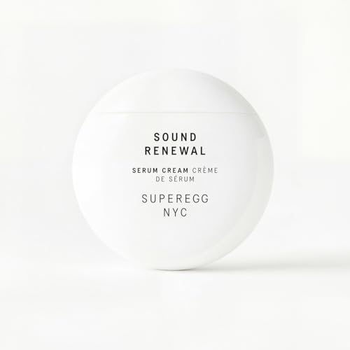 SUPEREGG Sound Renewal Serum Cream: For a fresh, luminous complexion. Nourishing serum cream with Panthenol and EGCG. 60 ML / 2 FL OZ