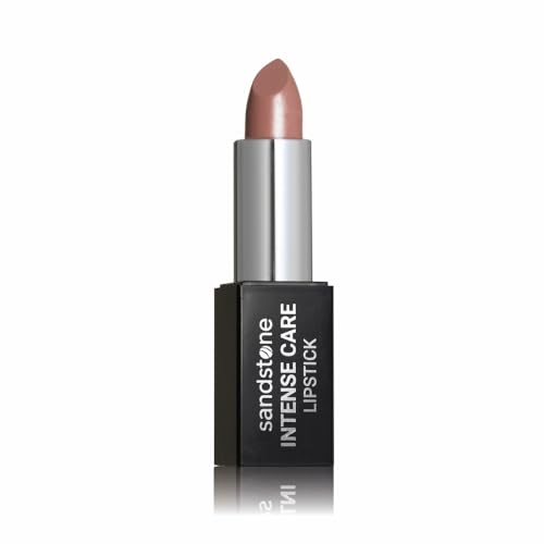 Sandstone Scandinavia Intense Care Lipstick ? Hydrating & Long-Lasting ? Hypoallergenic, Fragrance-Free & Vegan ? For Sensitive Lips ? Warm Nude Brown