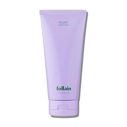 Follain Exfoliating Glycolic + Salicylic Acid Body Scrub for Dull, Dry Skin | Resurfacing AHA + BHA Clay Body Polish for Softer, Smoother Skin - Clean Beauty, Vegan & Cruelty-Free
