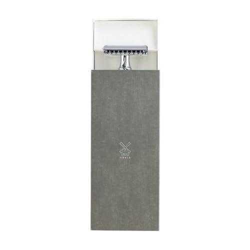 M?HLE TRADITIONAL R41 Double Edge Safety Razor (Open Comb) For Men - Perfect for Every Day Use, Barbershop Quality Close Smooth Shave