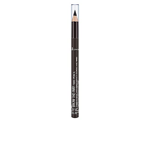 Rimmel Brow This Way Fibre Pencil, Dark Brown, 0.05 Ounce