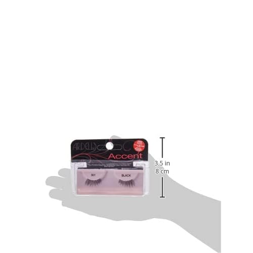 Andrea Strip Lashes, Accent Lash #301, (61301) 1 Pair (Pack of 4)