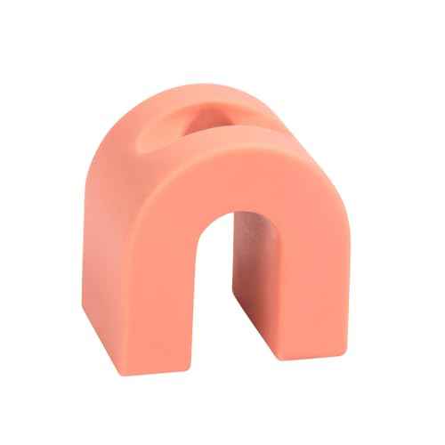 HANNI Hero Safety Razor Holder, Heavy Duty Storage Stand for Shaving Accessories, Bathroom Organizer for Men and Women, Clay